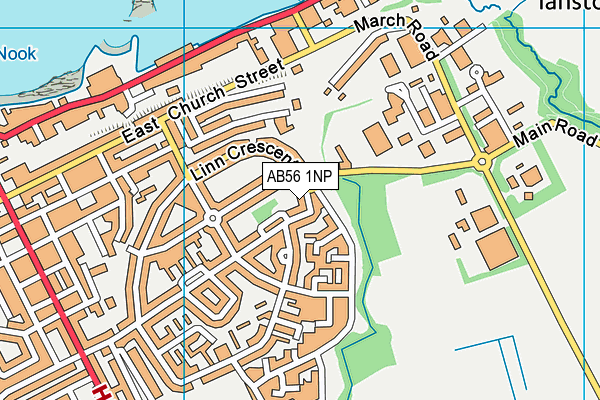 AB56 1NP map - OS VectorMap District (Ordnance Survey) AB56 1NP map - OS VectorMap District (Ordnance Survey)