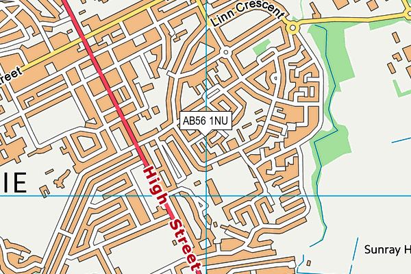AB56 1NU map - OS VectorMap District (Ordnance Survey) AB56 1NU map - OS VectorMap District (Ordnance Survey)