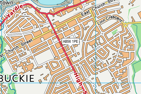 AB56 1PE map - OS VectorMap District (Ordnance Survey) AB56 1PE map - OS VectorMap District (Ordnance Survey)