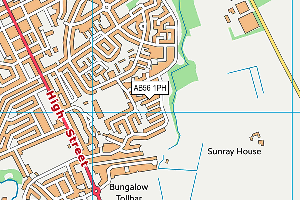 AB56 1PH map - OS VectorMap District (Ordnance Survey) AB56 1PH map - OS VectorMap District (Ordnance Survey)