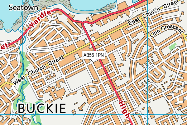 AB56 1PN map - OS VectorMap District (Ordnance Survey) AB56 1PN map - OS VectorMap District (Ordnance Survey)