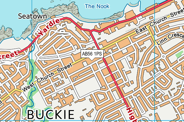 AB56 1PS map - OS VectorMap District (Ordnance Survey) AB56 1PS map - OS VectorMap District (Ordnance Survey)
