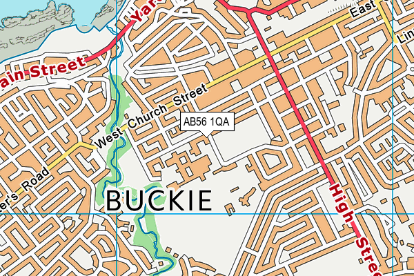 AB56 1QA map - OS VectorMap District (Ordnance Survey) AB56 1QA map - OS VectorMap District (Ordnance Survey)