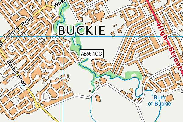 AB56 1QG map - OS VectorMap District (Ordnance Survey) AB56 1QG map - OS VectorMap District (Ordnance Survey)