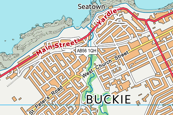 AB56 1QH map - OS VectorMap District (Ordnance Survey) AB56 1QH map - OS VectorMap District (Ordnance Survey)