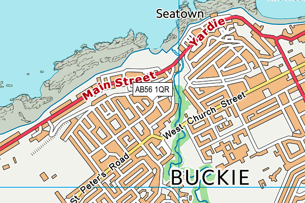 AB56 1QR map - OS VectorMap District (Ordnance Survey) AB56 1QR map - OS VectorMap District (Ordnance Survey)