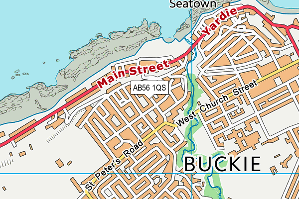 AB56 1QS map - OS VectorMap District (Ordnance Survey) AB56 1QS map - OS VectorMap District (Ordnance Survey)