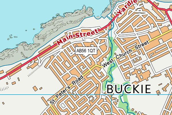AB56 1QT map - OS VectorMap District (Ordnance Survey) AB56 1QT map - OS VectorMap District (Ordnance Survey)