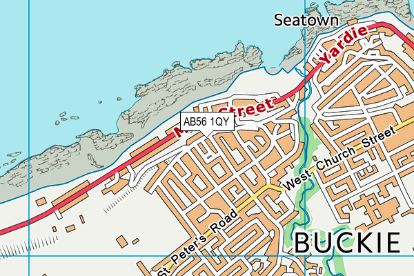AB56 1QY map - OS VectorMap District (Ordnance Survey) AB56 1QY map - OS VectorMap District (Ordnance Survey)