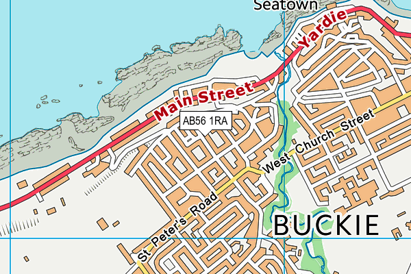AB56 1RA map - OS VectorMap District (Ordnance Survey) AB56 1RA map - OS VectorMap District (Ordnance Survey)