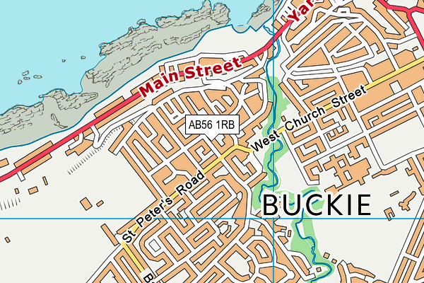 AB56 1RB map - OS VectorMap District (Ordnance Survey) AB56 1RB map - OS VectorMap District (Ordnance Survey)