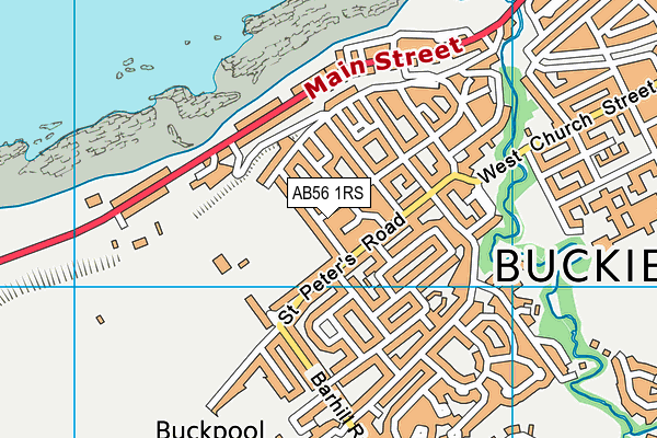AB56 1RS map - OS VectorMap District (Ordnance Survey) AB56 1RS map - OS VectorMap District (Ordnance Survey)