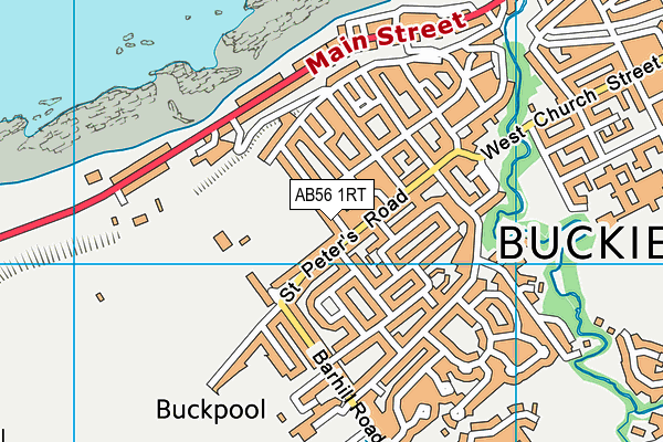 AB56 1RT map - OS VectorMap District (Ordnance Survey) AB56 1RT map - OS VectorMap District (Ordnance Survey)