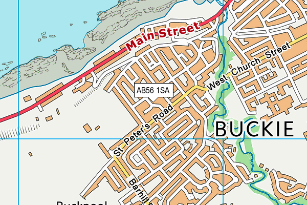 AB56 1SA map - OS VectorMap District (Ordnance Survey) AB56 1SA map - OS VectorMap District (Ordnance Survey)