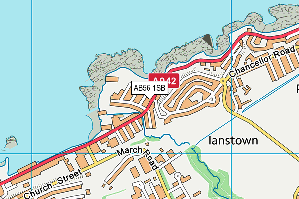 AB56 1SB map - OS VectorMap District (Ordnance Survey) AB56 1SB map - OS VectorMap District (Ordnance Survey)