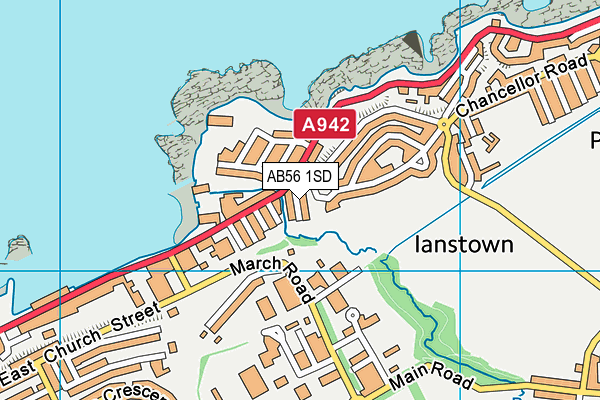 AB56 1SD map - OS VectorMap District (Ordnance Survey) AB56 1SD map - OS VectorMap District (Ordnance Survey)