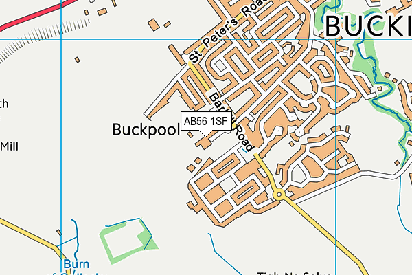 AB56 1SF map - OS VectorMap District (Ordnance Survey) AB56 1SF map - OS VectorMap District (Ordnance Survey)