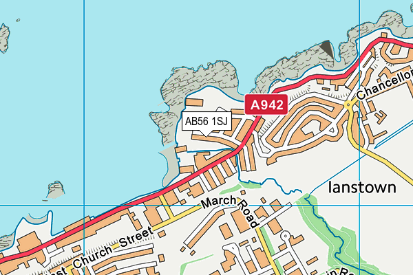 AB56 1SJ map - OS VectorMap District (Ordnance Survey) AB56 1SJ map - OS VectorMap District (Ordnance Survey)