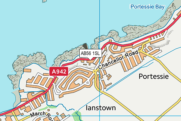 AB56 1SL map - OS VectorMap District (Ordnance Survey) AB56 1SL map - OS VectorMap District (Ordnance Survey)