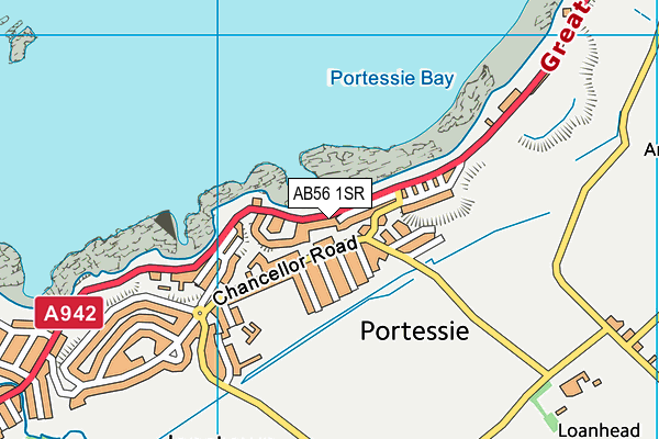 AB56 1SR map - OS VectorMap District (Ordnance Survey) AB56 1SR map - OS VectorMap District (Ordnance Survey)