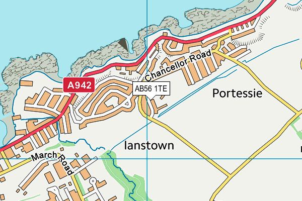 AB56 1TE map - OS VectorMap District (Ordnance Survey) AB56 1TE map - OS VectorMap District (Ordnance Survey)