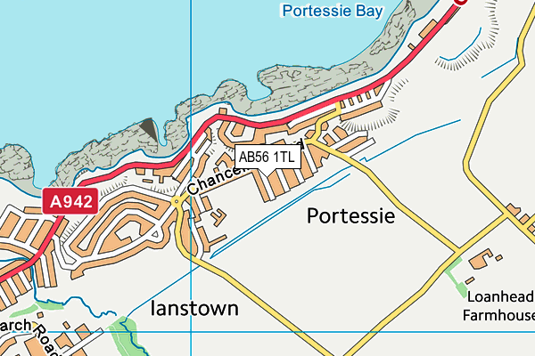 AB56 1TL map - OS VectorMap District (Ordnance Survey) AB56 1TL map - OS VectorMap District (Ordnance Survey)