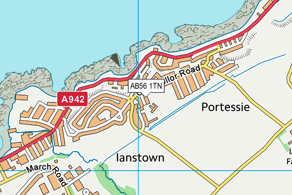 AB56 1TN map - OS VectorMap District (Ordnance Survey) AB56 1TN map - OS VectorMap District (Ordnance Survey)