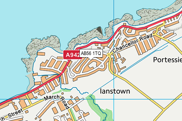 AB56 1TQ map - OS VectorMap District (Ordnance Survey) AB56 1TQ map - OS VectorMap District (Ordnance Survey)