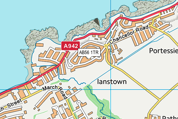 AB56 1TR map - OS VectorMap District (Ordnance Survey) AB56 1TR map - OS VectorMap District (Ordnance Survey)