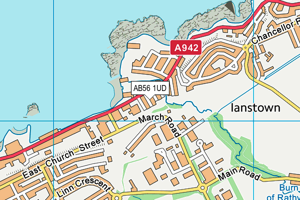 AB56 1UD map - OS VectorMap District (Ordnance Survey) AB56 1UD map - OS VectorMap District (Ordnance Survey)