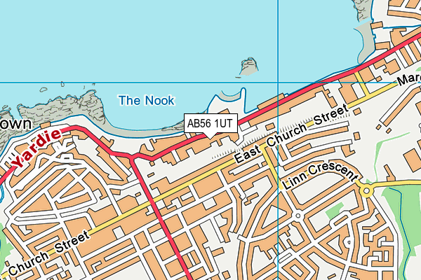 AB56 1UT map - OS VectorMap District (Ordnance Survey) AB56 1UT map - OS VectorMap District (Ordnance Survey)