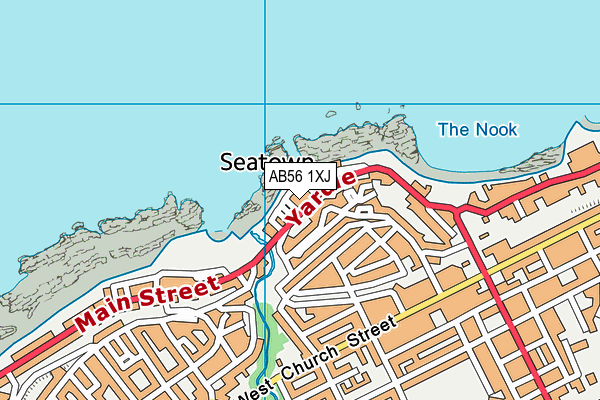 AB56 1XJ map - OS VectorMap District (Ordnance Survey) AB56 1XJ map - OS VectorMap District (Ordnance Survey)