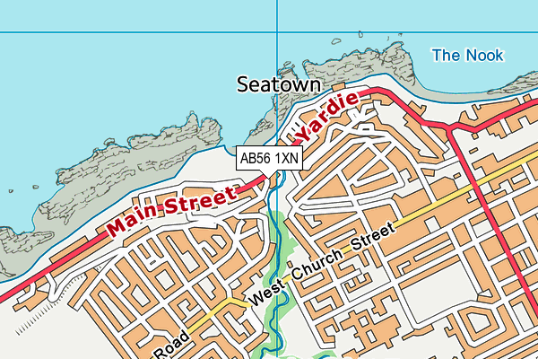AB56 1XN map - OS VectorMap District (Ordnance Survey) AB56 1XN map - OS VectorMap District (Ordnance Survey)