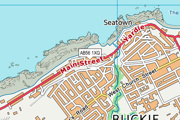 AB56 1XQ map - OS VectorMap District (Ordnance Survey) AB56 1XQ map - OS VectorMap District (Ordnance Survey)