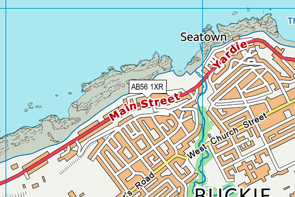 AB56 1XR map - OS VectorMap District (Ordnance Survey) AB56 1XR map - OS VectorMap District (Ordnance Survey)