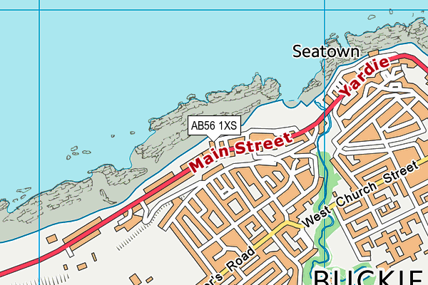 AB56 1XS map - OS VectorMap District (Ordnance Survey) AB56 1XS map - OS VectorMap District (Ordnance Survey)