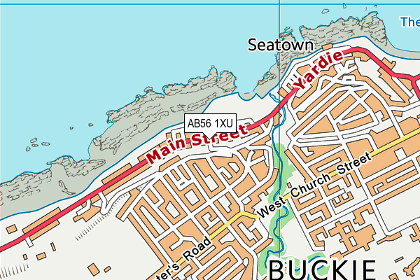 AB56 1XU map - OS VectorMap District (Ordnance Survey) AB56 1XU map - OS VectorMap District (Ordnance Survey)