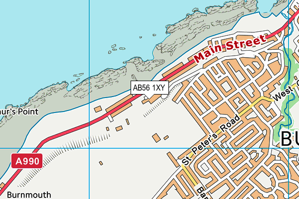 AB56 1XY map - OS VectorMap District (Ordnance Survey) AB56 1XY map - OS VectorMap District (Ordnance Survey)