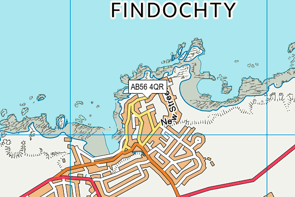 AB56 4QR map - OS VectorMap District (Ordnance Survey) AB56 4QR map - OS VectorMap District (Ordnance Survey)