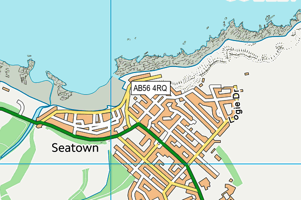 AB56 4RQ map - OS VectorMap District (Ordnance Survey) AB56 4RQ map - OS VectorMap District (Ordnance Survey)