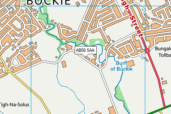 AB56 5AA map - OS VectorMap District (Ordnance Survey) AB56 5AA map - OS VectorMap District (Ordnance Survey)