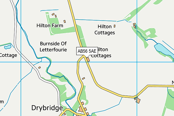 AB56 5AE map - OS VectorMap District (Ordnance Survey) AB56 5AE map - OS VectorMap District (Ordnance Survey)