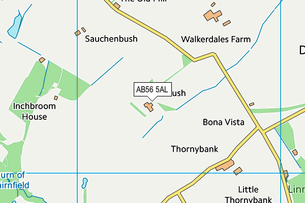 AB56 5AL map - OS VectorMap District (Ordnance Survey)