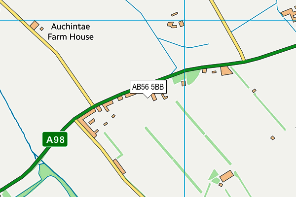 AB56 5BB map - OS VectorMap District (Ordnance Survey)