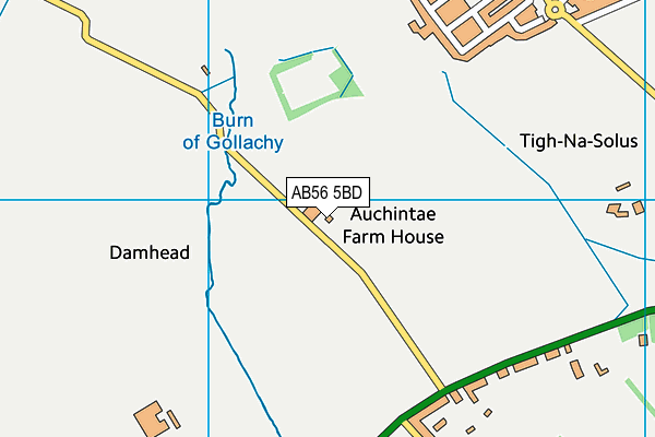 AB56 5BD map - OS VectorMap District (Ordnance Survey) AB56 5BD map - OS VectorMap District (Ordnance Survey)