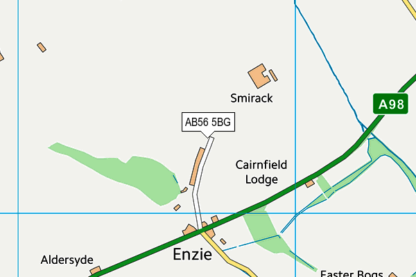 AB56 5BG map - OS VectorMap District (Ordnance Survey) AB56 5BG map - OS VectorMap District (Ordnance Survey)