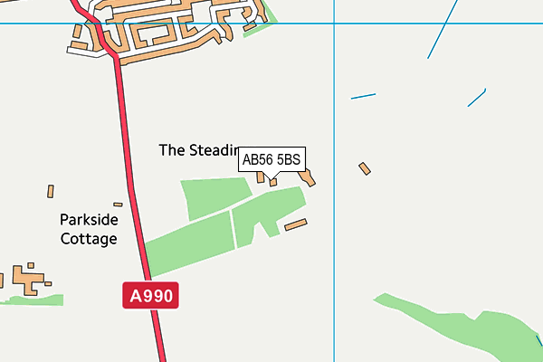 AB56 5BS map - OS VectorMap District (Ordnance Survey) AB56 5BS map - OS VectorMap District (Ordnance Survey)