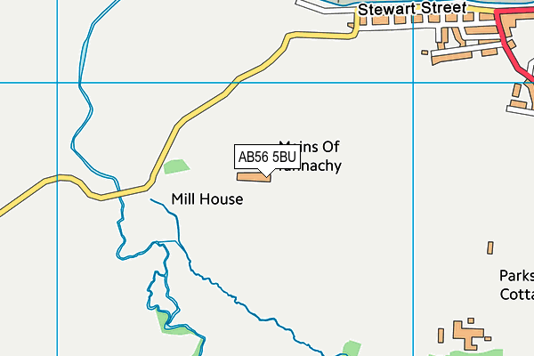 AB56 5BU map - OS VectorMap District (Ordnance Survey) AB56 5BU map - OS VectorMap District (Ordnance Survey)