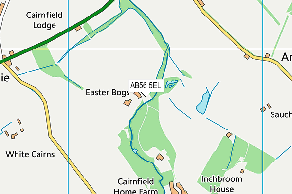 AB56 5EL map - OS VectorMap District (Ordnance Survey) AB56 5EL map - OS VectorMap District (Ordnance Survey)