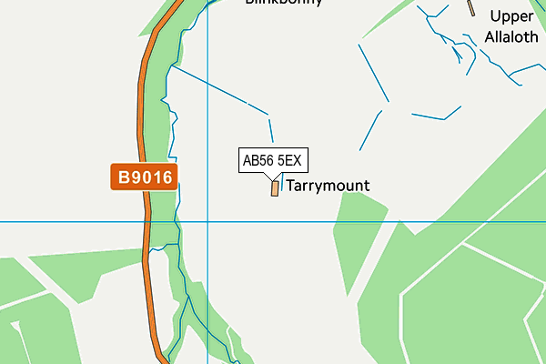 AB56 5EX map - OS VectorMap District (Ordnance Survey) AB56 5EX map - OS VectorMap District (Ordnance Survey)